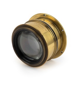 TAYLOR, TAYLOR & HOBSON: Cooke Series V Process 18" lens [#92152], c. 1910s, with engraving "Sold by A.W. Penrose & Co. Ltd.".
