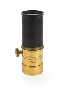 DALLMEYER: Late-19th century brass telephoto lens attachment [#54201], overall length 14cm.