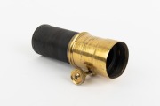 DALLMEYER: Late-19th century brass telephoto lens attachment [#54201], overall length 14cm. - 2