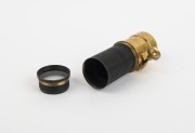 DALLMEYER: Late-19th century brass telephoto lens attachment [#54201], overall length 14cm. - 3