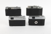 MINOLTA: Group of four c. 1960s rangefinder cameras, comprising Minolta A, Minolta A5, Minolta Hi-Matic 9, and Minolta P. (4 items) - 2