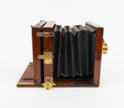Tailboard camera, late 19th century, plate dimensions 16.5 x 12cm, Taylor, Taylor & Hobson Cooke Series III 8&frac12;" f6.5 brass lens. - 2