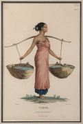 NICHOLAS MARTIN-PETIT (1777-1804), Timor, coloured engraving, 1807, ​​​​​​​30 x 19cm, 48 x 39cm overall. - 2