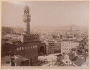 PRINCESS LUISA of FLORENCE antique vellum covered photo album titled "FIRENZE 1905" with hand-written dedication signed by Princess Luisa, plus two tipped in real photograph postcards of Princess Luisa's daughter Princess Monica of Tuscany with her husban - 5