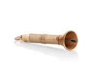 An antique 9ct gold cigar punch retailed by WILLIAM DRUMMOND & Co. of Melbourne, 19th/20th century, 7cm long, 8.9 grams total. - 2