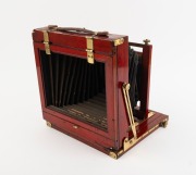 View camera (likely Thornton-Pickard "College"), early 20th century, plate dimensions 16.5 x 21.5cm (glass absent), Thornton-Pickard roller-blind shutter (no lens). - 2