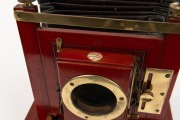 View camera (likely Thornton-Pickard "College"), early 20th century, plate dimensions 16.5 x 21.5cm (glass absent), Thornton-Pickard roller-blind shutter (no lens). - 3