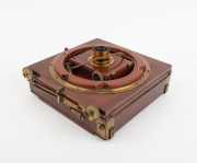 THORNTON-PICKARD: "Ruby" triple-extension view camera, late 19th century, plate dimensions 12 x 16.5cm, Taylor, Taylor & Hobson Cooke Series V 4&frac14; x 3&frac14; 5-7" brass lens, Thornton-Pickard roller-blind shutter, "Antinuous" shutter release. - 3