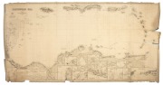 "Caribbean Sea" nautical chart with twenty insets, published 1878 by James Imray & Son; dimensions 105 x 170cm.