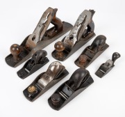 WOOD PLANES including Stanley and Bailey, (7 items).