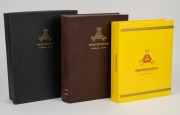 MONTECRISTO HABANA CUBA book style humidor, unused condition in leather slip case and box (box with some blemishes), 31.5cm high. - 2