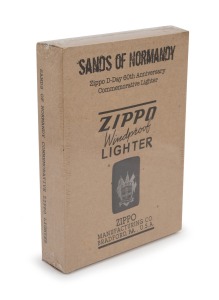 ZIPPO "SANDS OF NORMANDY" limited edition windproof lighter, mint in box with original plastic wrapper.