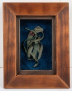 GRAEME BIRD, (untitled figures), charcoal and pastel on paper, signed lower right "Graeme Bird, '88", 44 x 44cm, 64 x 63cm overall. Together with six assorted framed artworks, Australian and others, mixed vintages. - 6