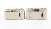 OLYMPUS - MJU: Pair of c. 1990s plastic point-and-shoot cameras, comprising Olympus Mju II Zoom 80 and Olympus Mju Zoom Wide 80. (2 items) - 3