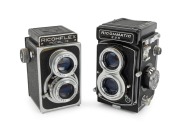 RICOH: Pair of c. 1950s TLRs, comprising Ricohmatic 225 (Rikenon 80mm f3.5/Seikosha-SLV) and Ricohflex Model VII (Ricoh Anastigmat 80mm f3.5).
