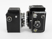 RICOH: Pair of c. 1950s TLRs, comprising Ricohmatic 225 (Rikenon 80mm f3.5/Seikosha-SLV) and Ricohflex Model VII (Ricoh Anastigmat 80mm f3.5). - 2