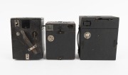 BOX CAMERAS: Circa 1900s group; names include "The Cadet" and "No. 3 Maxim"; the tallest 15cm. (3 items) - 2