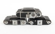 ZEISS IKON: Group of c. 1930s folding cameras, comprising Ikonta 521/16 (Novar 75mm f4.5/Klio), Nettar 515/16 (Novar 75mm f4.5/Pronto), and Super Ikonta 530/16 (Tessar 80mm f2.8/Compur Rapid). (3 items) - 2