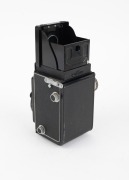 MICRO PRECISION: Microcord TLR, c. 1950s, Ross Xpres 77.5mm f3.5 lens, Prontor SVS shutter; offered in maker's box with instruction booklet. - 2