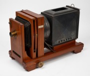 THORNTON-PICKARD: "Ruby" enlarger/lantern projector, c. 1900s, "Harrington & Co. Sydney & Brisbane" retailer's inlay; dimensions 34 x 51 x 22.5cm. - 2
