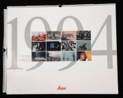 1990s group of four Leica and two Hasselblad wall calendars, the largest 59 x 43cm, in large AGFA folder. (7 items) - 4