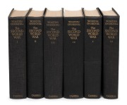 WINSTON CHURCHILL: "The Second World War" 6-volume hardcover set, first edition with publication dates spanning 1948-54, Cassell & Co. Ltd (London); ex. Australian politician Sir Alick Downer (his bookplate to the inside cover of volume III).