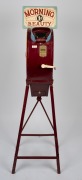 "Morning Beauty" mutoscope by the International Mutoscope Reel Company New York, c. 1920s; reel and key present, operates manually with One Penny coin, overall height 1.5m. - 2