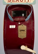 "Morning Beauty" mutoscope by the International Mutoscope Reel Company New York, c. 1920s; reel and key present, operates manually with One Penny coin, overall height 1.5m. - 4