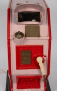 Cast-iron tabletop mutoscope by the International Mutoscopes Syndicate London, c. 1920s; reel and key present, operates manually with One Penny coin, overall height 58cm. - 2