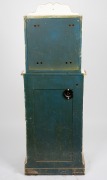 Free-standing coin-operated hardwood stereoscope, "Beauty Parade - Now Showing - The Seven Veils - One Penny", c. 1920s; handle and key present (lock jammed), operates manually with One Penny coin, overall height 1.45m. - 4