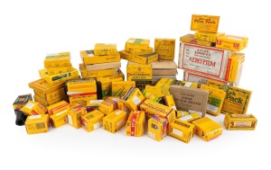 KODAK: A diverse accumulation of glass plates and expired film products, all in original packaging (the majority still sealed); inspection will reward. (60+ items)