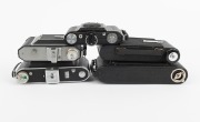 FOLDING CAMERAS: Early/mid-20th century group comprising Balda Beltica, Ernemann Bob (00), Franka Rolfix II, Kershaw Eight-20 Penguin, and Welta Weltax. (5 items) - 2