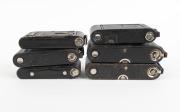 KODAK: Group of early-20th century folding cameras, comprising No. 1 Kodak JR. (2), No. 1 Pocket Kodak, No. 2 Folding Autographic Brownie, No. 3 Folding Pocket Kodak Model E (red bellows), and No. 3 Folding Pocket Kodak Model H. (6 items) - 2