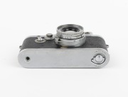 LEITZ: Leica IIIg rangefinder camera [#971819], c. 1956, with Elmar 50mm f2.8 lens [#1450283]. - 5