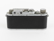 LEITZ: Leica III (Mod. F) rangefinder camera [#306924], c. 1933, with Hektor 50mm f2.5 lens, Leica lens cap, and Leica leather case. - 3