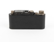 LEITZ: Black-body/nickel fittings Leica II (Mod. D) rangefinder camera [#81267], c. 1932, with Elmar 50mm f3.5 lens. - 3