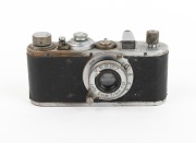 LEITZ: Leica Standard film camera [#249535], c. 1932, with Elmar 50mm f3.5 lens; condition poor. - 2