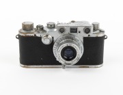 LEITZ: Leica IIIc rangefinder camera [#490543], c. 1940, with Summaron 35mm f3.5 lens and Leica lens cap. - 2