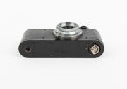 LEITZ: Black-body/chrome fittings Leica II (Mod. D) rangefinder camera [#78479], c. 1932, with Hektor 28mm f6.3 lens, Leica lens cap, and Leica leather case. - 5
