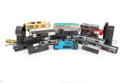 POCKET CARTRIDGE CAMERAS: 1960s-80s group, with brands including Agfa, Canon, Hanimex, and Minolta. (19 items)