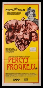 DAME EDNA EVERAGE: "Percy's Progress" original 1974 Australian daybill poster.