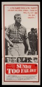 DAYBILL POSTERS: Group comprising 1958 "The Barbarian and the Geisha" (John Wayne), 1966 "Our Man Flint", 1967 "A Man for All Seasons", 1967 "Hombre" (Paul Newman), 1972 "Lucky Luke", 1975 "Naturally Free", 1975 "Sunday Too Far Away", and 1976 "Oz - A Roc - 2