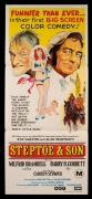 DAYBILL POSTERS: Group comprising 1962 "The Lion", 1968 "The Odd Couple", 1972 "Mutiny on the Buses", 1972 "Round the Bend", 1972 "Steptoe & Son", 1972 "The War Between Men and Women", 1972 "What's Up, Doc?" (Barbara Streisand), 1973 "Let the Good Times R - 4