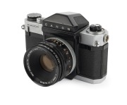 CANON: Canonflex R 2000 SLR [#59247], c. 1960, Super-Canomatic R 50mm f1.8 lens [#69189]; deluxe version of the Canonflex.