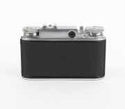 VOIGTL&Auml;NDER: Prominent rangefinder camera [#B 61335], c. 1953, with Skoparon 35mm f3.5 lens, Synchro-Compur shutter, and Voigtlander UV 49s AR 317/49 lens filter. - 3