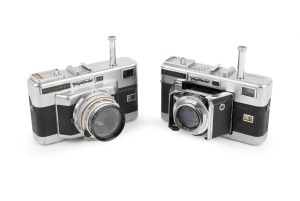 VOIGTL&Auml;NDER: Pair of 1950s viewfinder cameras, comprising Vitessa L (Ultron 50mm f2/Synchro-Compur) and Vitessa T (Color-Skopar 50mm f2.8/Synchro-Compur).