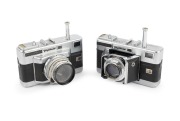 VOIGTL&Auml;NDER: Pair of 1950s viewfinder cameras, comprising Vitessa L (Ultron 50mm f2/Synchro-Compur) and Vitessa T (Color-Skopar 50mm f2.8/Synchro-Compur).