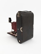 KODAK: No. 4A Folding Kodak (Model B), c. 1906, with Zeiss Kodak Anastigmat No.4 f6.3 lens, Bausch & Lomb shutter, and well-preserved red bellows. - 4