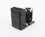 VOIGTL&Auml;NDER: Avus folding camera, c. 1914, plate dimensions 9 x 6cm, Skopar 105mm f4.5 lens, Compur shutter, waist-level and sports frame finder combination. - 3