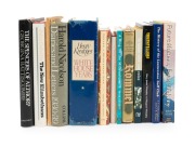 A diverse shelf of books, several of which with dedications to members of the South Australian Downer political dynasty; titles include "Desmond Young - Rommel", "Harold Nicolson - Diaries and Letters 1930-39", and "The Spencers of Althorp". (13 items)